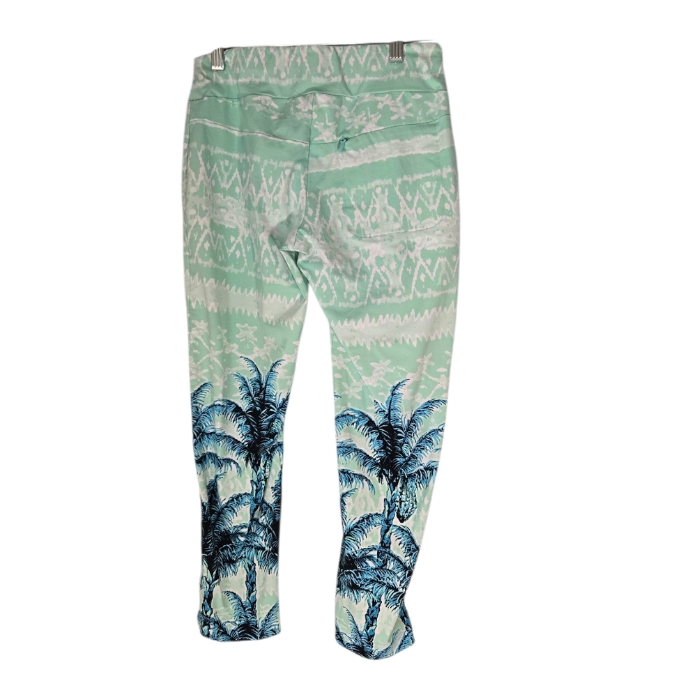 San Solei Capris Leggings Tropical Print Size XS - Picture 4 of 11